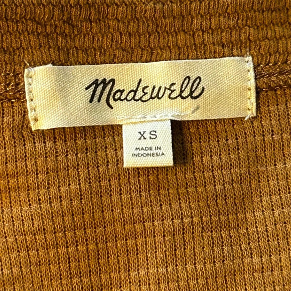 Madewell Pieced-Sleeve Cardigan Sweater - Picture 2 of 8